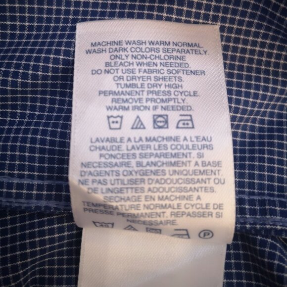 Lands' End Outfitters Men's Size 19 Tall Wrinkle Free Dress Shirt - Picture 7 of 13